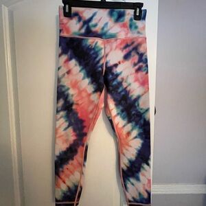 Athleta size small Tie-Dye Womens Leggings